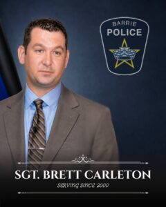 Brett Carleton Obituary, Death - Barrie Police Service Mourns Sgt. Brett Carleton